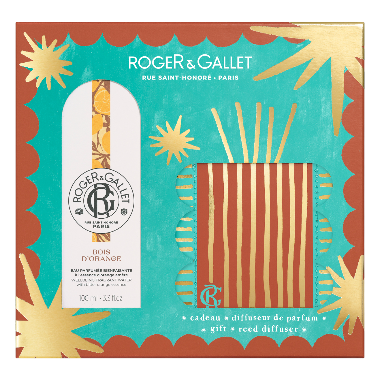 Roger & Gallet Bois d'Orange (Acqua 100ml + Diffusore di profumo)