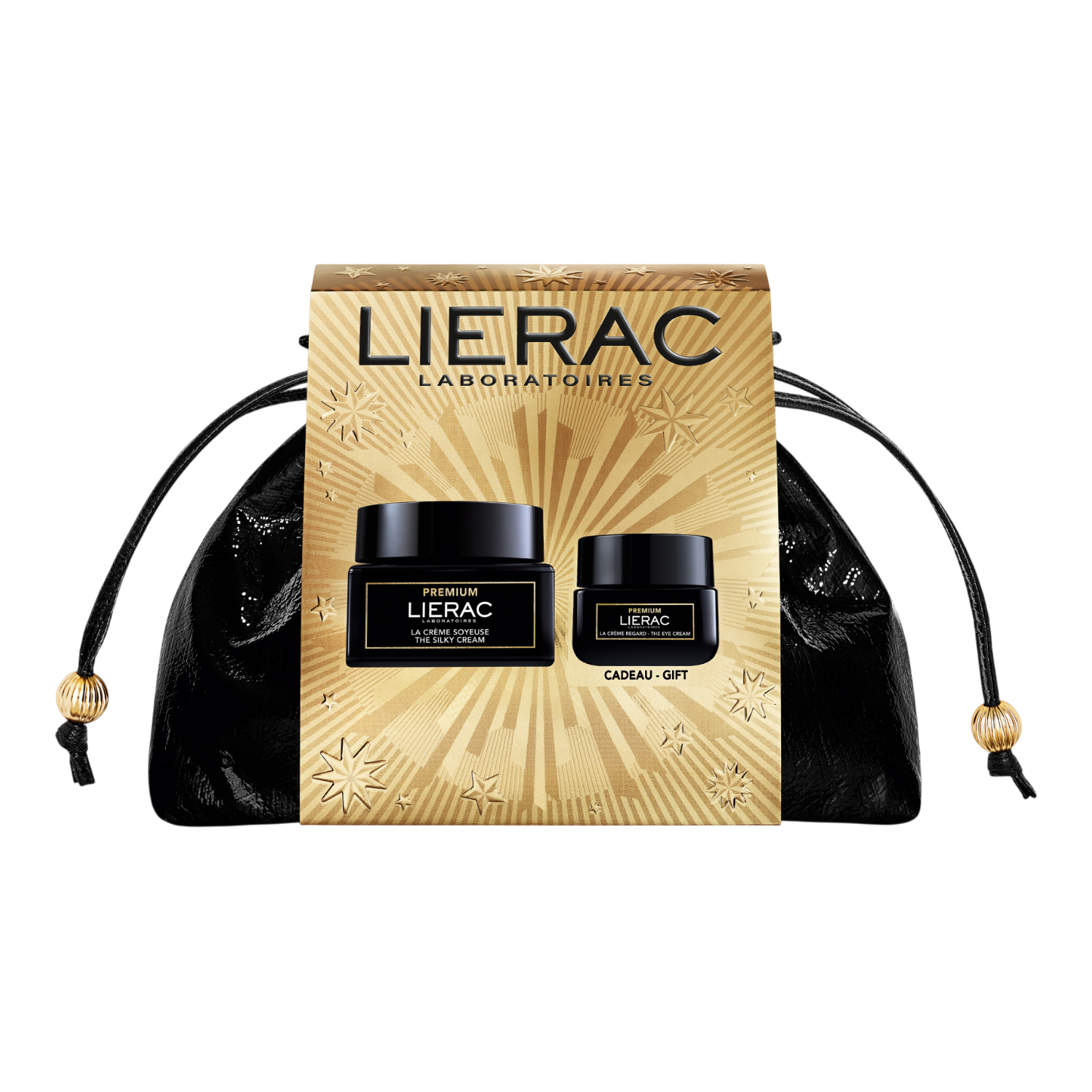 Lierac Premium (Krem jedwabisty 50ml + Krem pod oczy 20ml + Kosmetyczka)