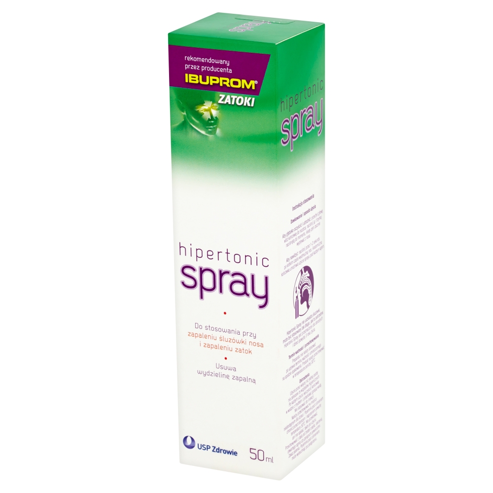Ibuprom Zatoki Hipertonic Spray, Aerozol do nosa
