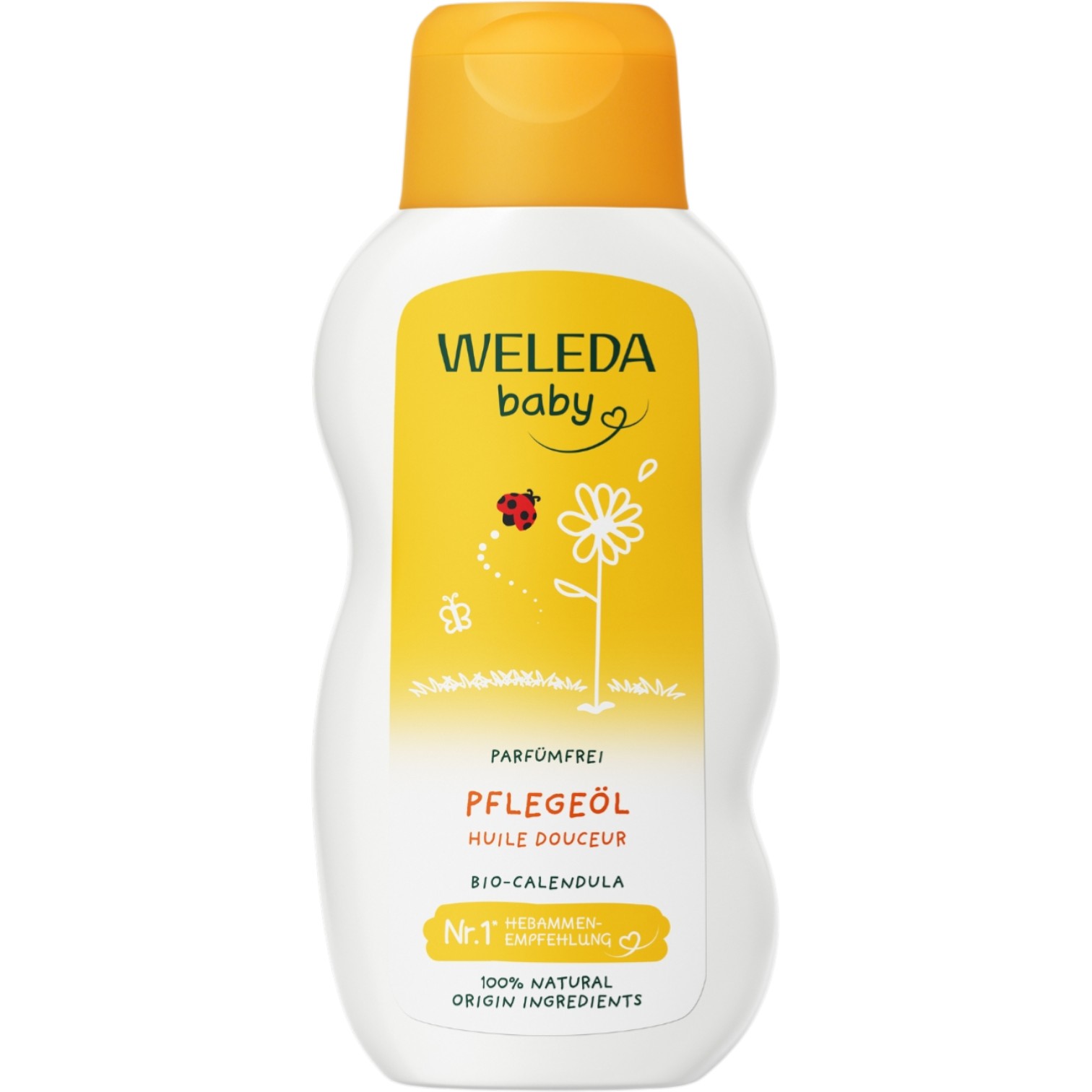 Weleda Calendula Bezzapachowy Olejek do ciała Dla niemowląt i Dzieci z Nagietkiem Lekarskim