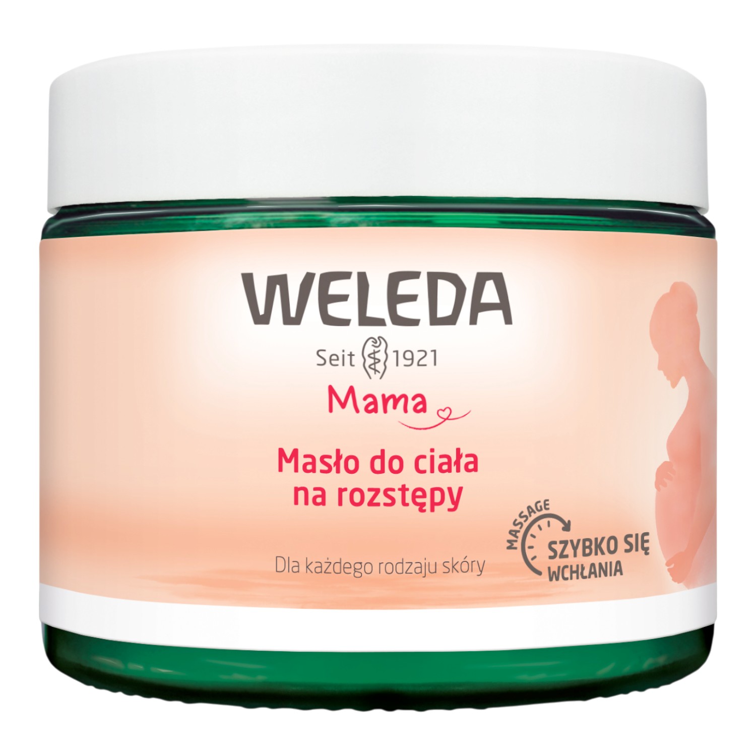 Weleda Masło do ciała na rozstępy, 150 ml