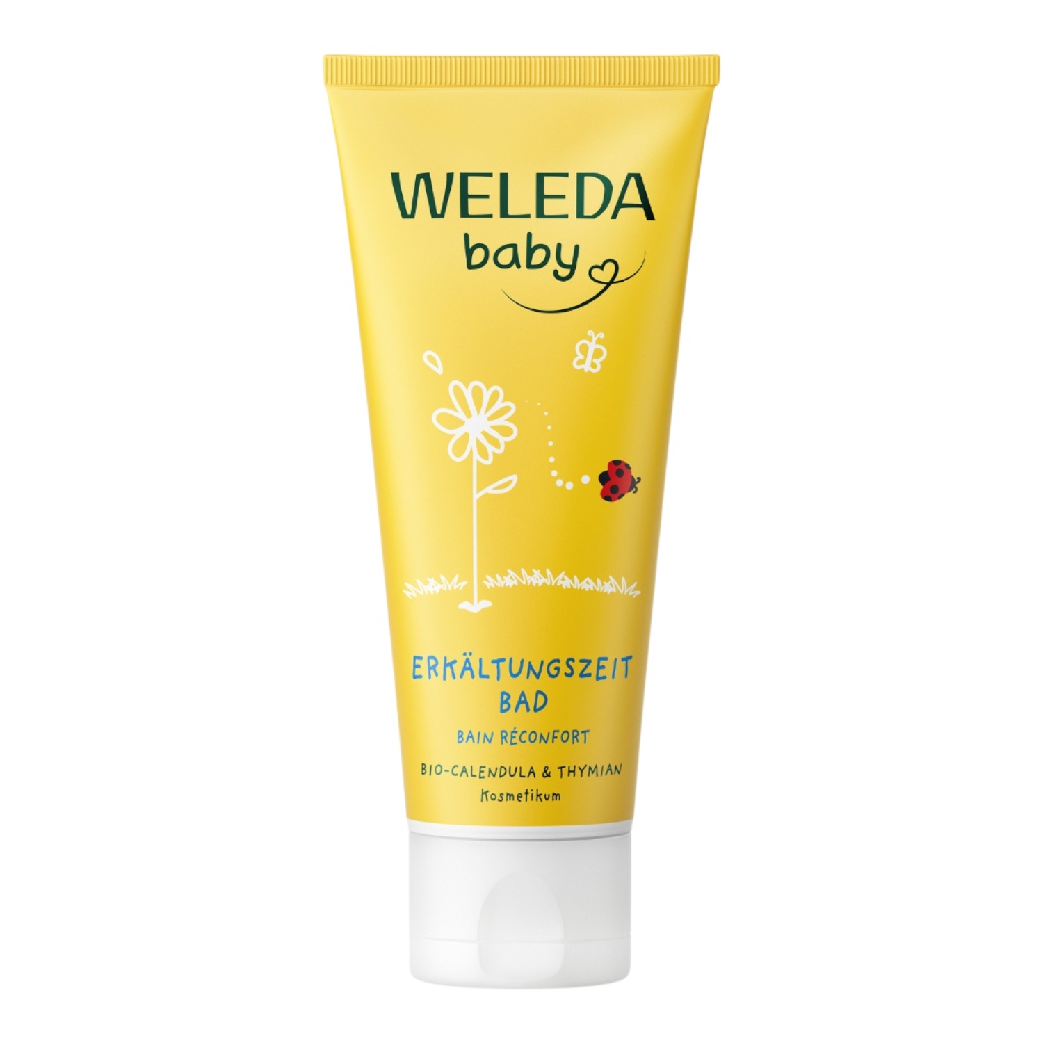 Weleda Baby Rozgrzewający krem do kąpieli dla dzieci, 75 ml