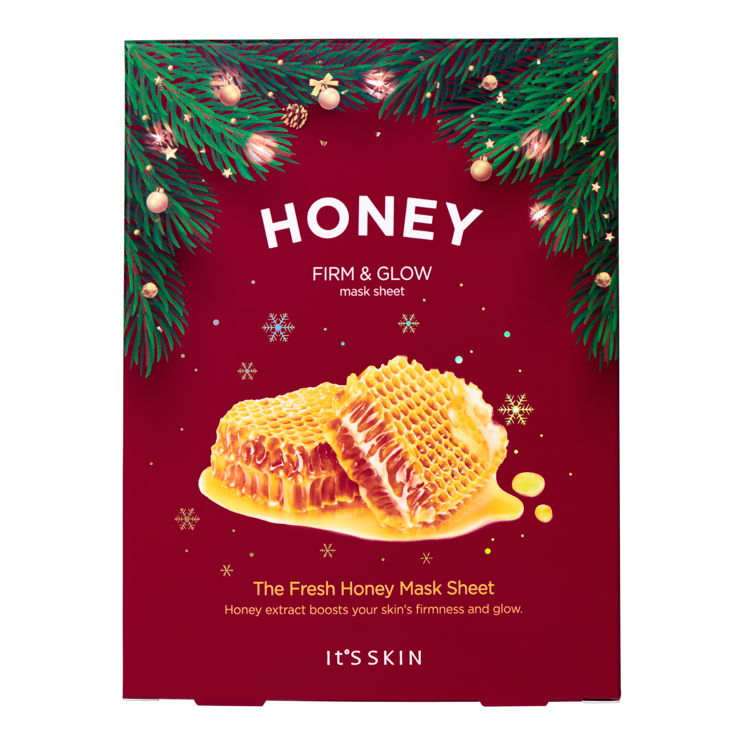 It's Skin The Fresh Mask Sheet Honey Christmas Zestaw maseczek