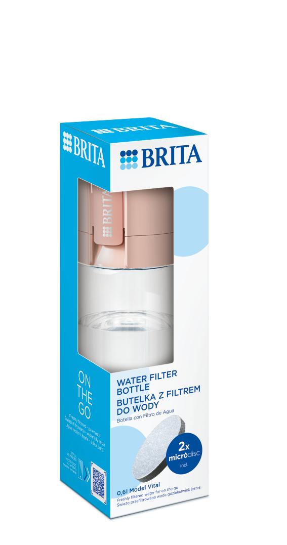 Brita Vital Pesca Pastello - Bottiglia con Filtro 1 pz