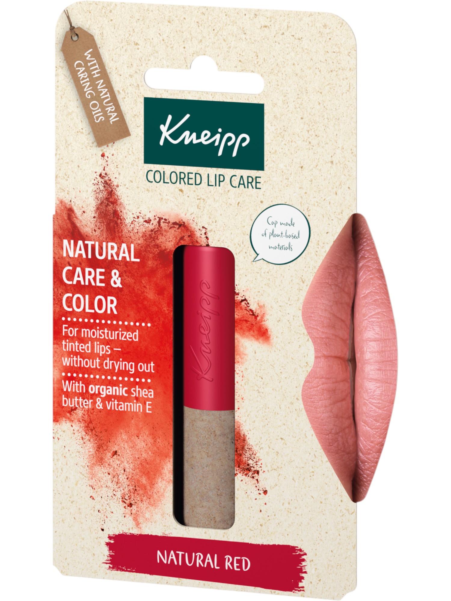 Kneipp Koloryzujący Balsam do ust, Natural Red