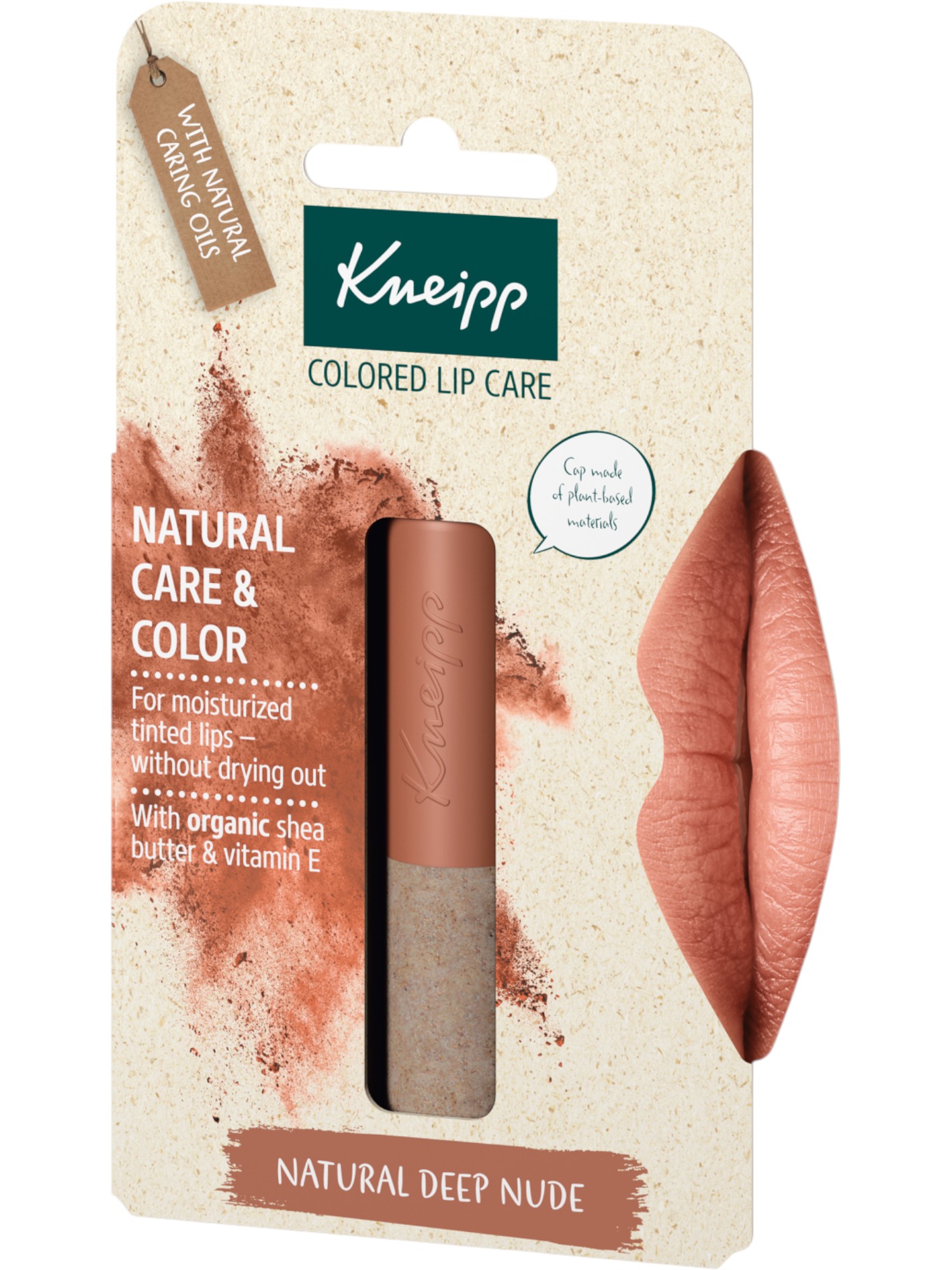 Kneipp Koloryzujący Balsam do ust, Natural, Deep Nude