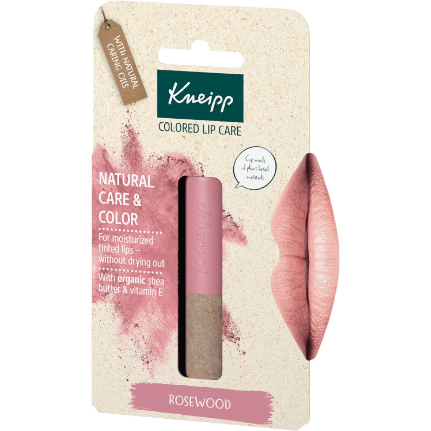 Kneipp Koloryzujący Balsam do ust, Rosewood