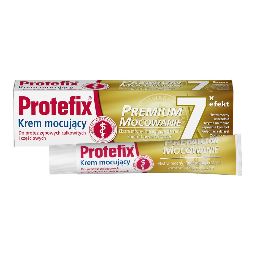 Protefix Premium Mocowanie, Krem mocujący do protez zębowych