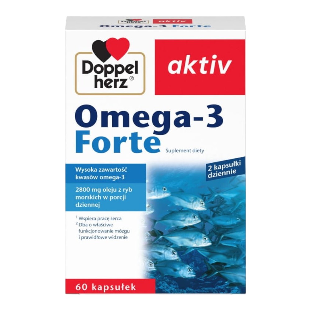 Doppelherz Aktiv Omega-3 Forte, Kapsułki