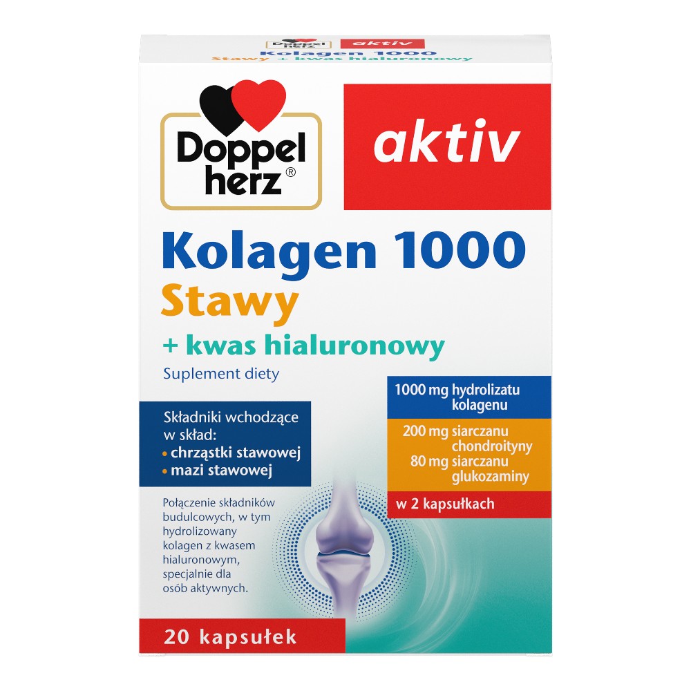 Doppelherz Aktiv Kolagen 1000 Stawy, Kapsułki
