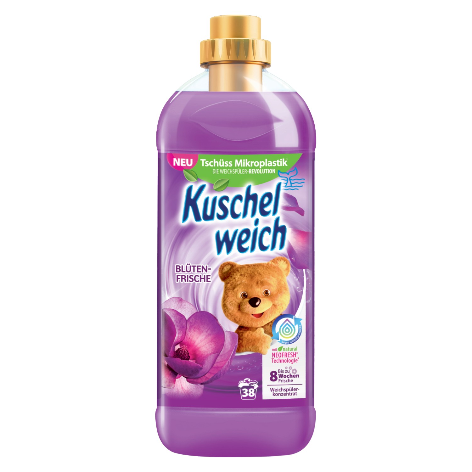 Kuschelweich Płyn do płukania Blutenfrische fioletowy (38 płukań) 1L