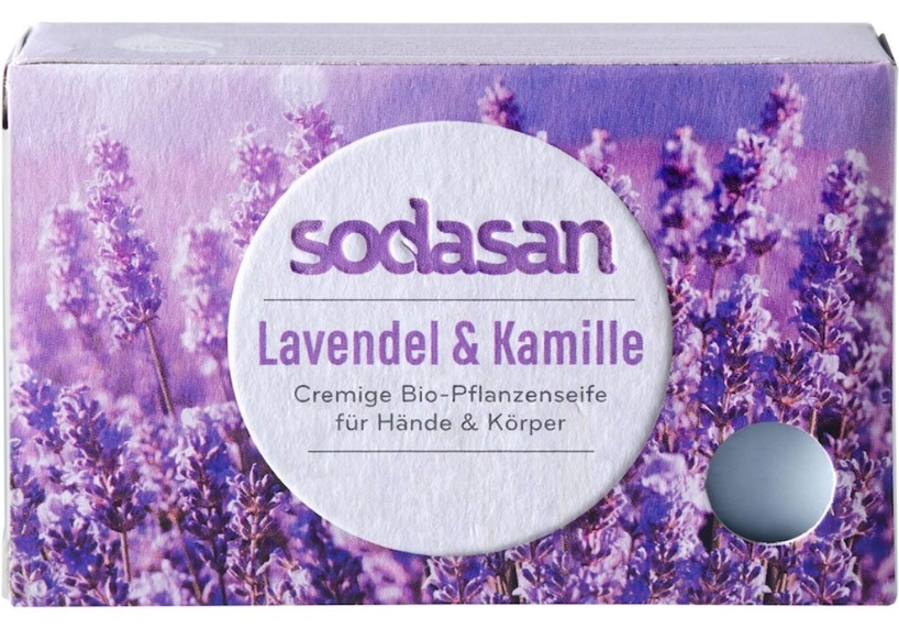 Sodasan Mydło w kostce Lawenda&Rumianek