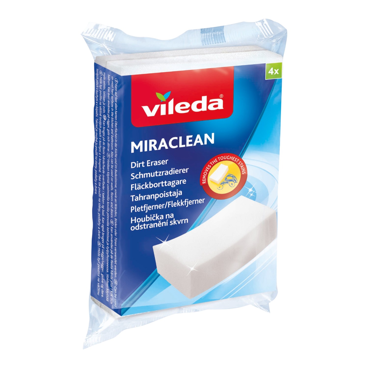 Vileda Magiczna gąbka Miraclean 4 szt.