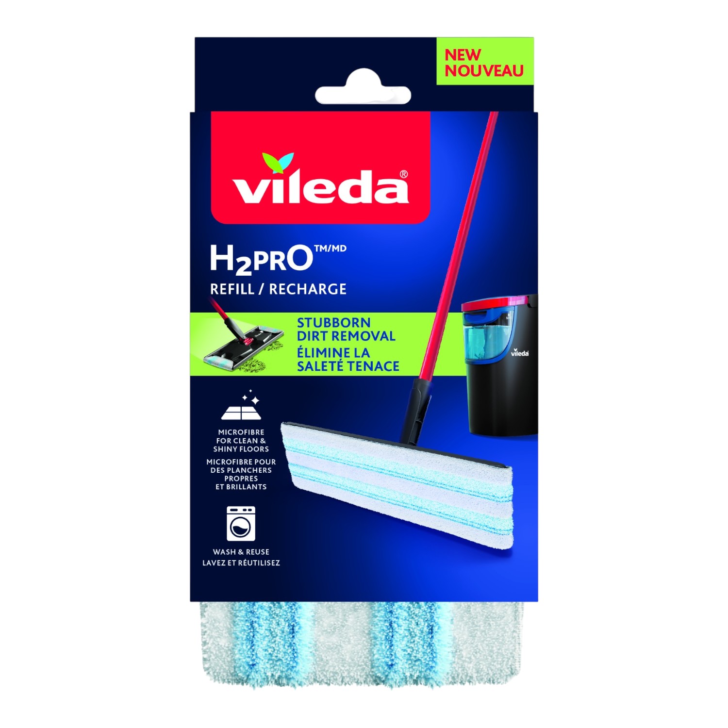 Vileda Wkład do mopa płaskiego H2prO 1 szt.