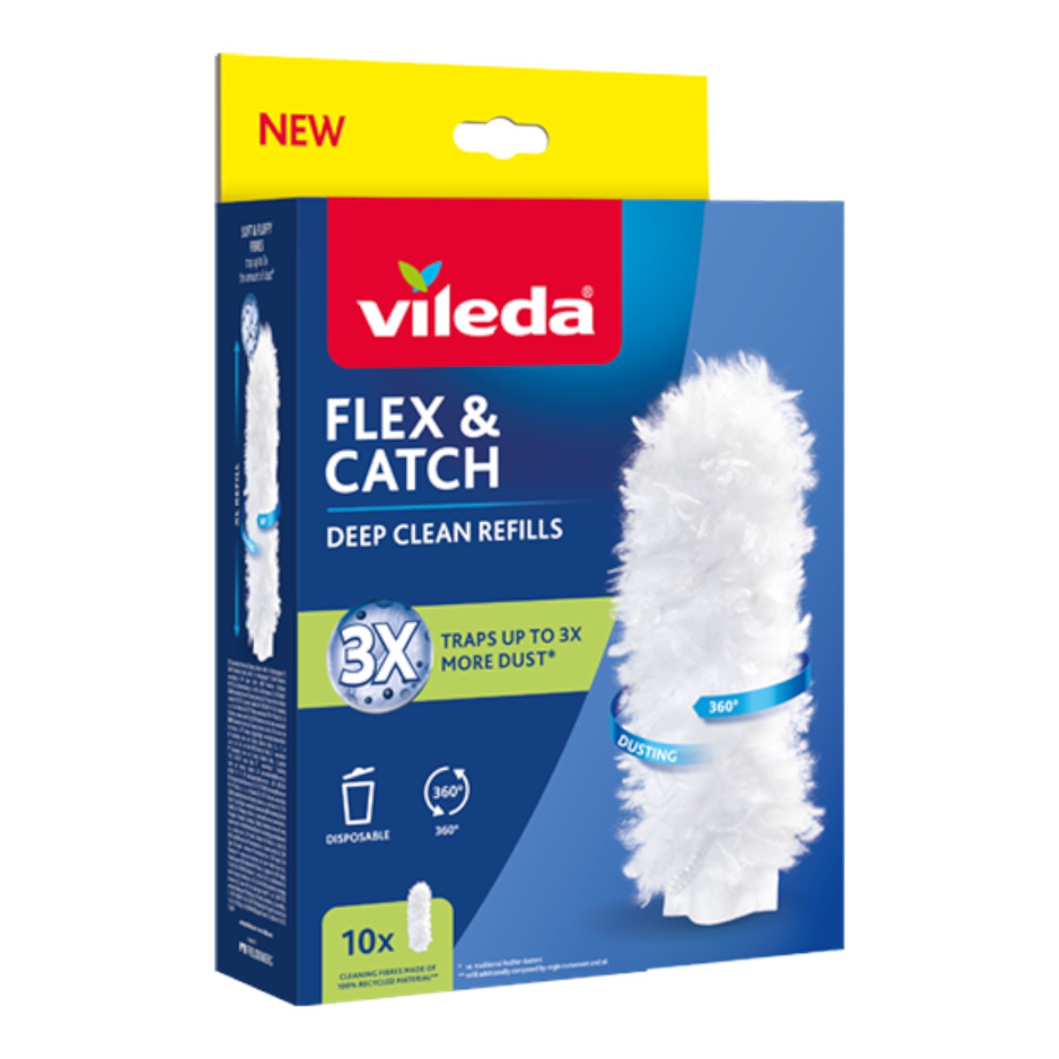 Vileda Wkłady do miotełki do kurzu Flex&Catch 10 szt.
