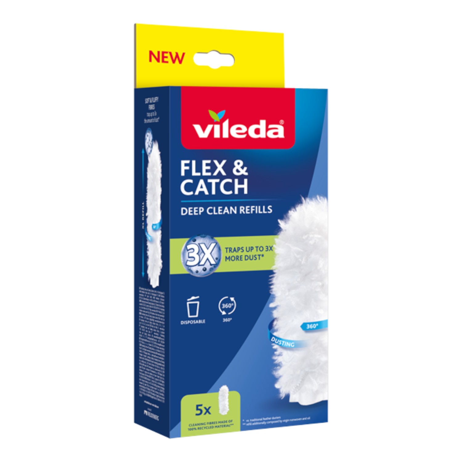 Vileda Wkłady do miotełki do kurzu Flex&Catch 5 szt.