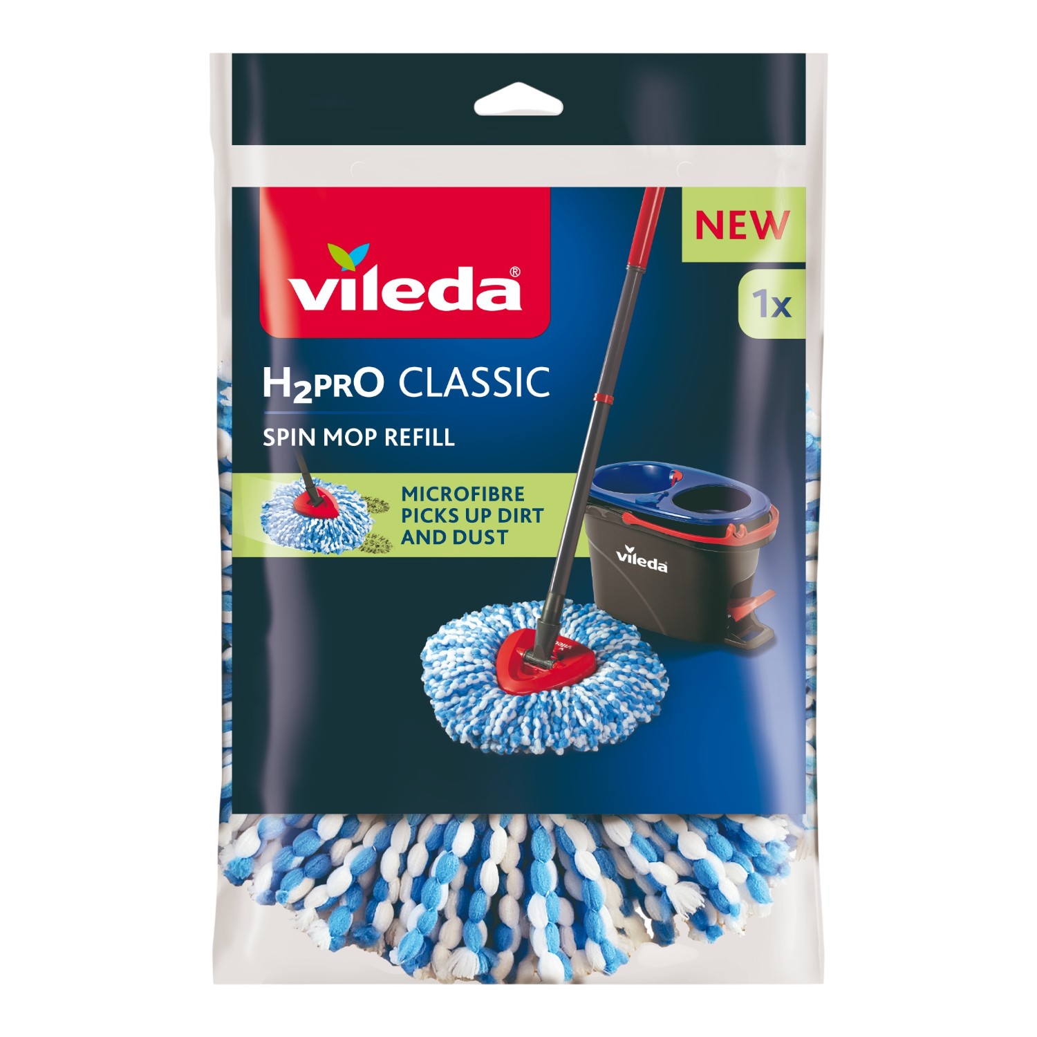 Vileda Wkład do mopa obrotowego H2prO 1 szt.