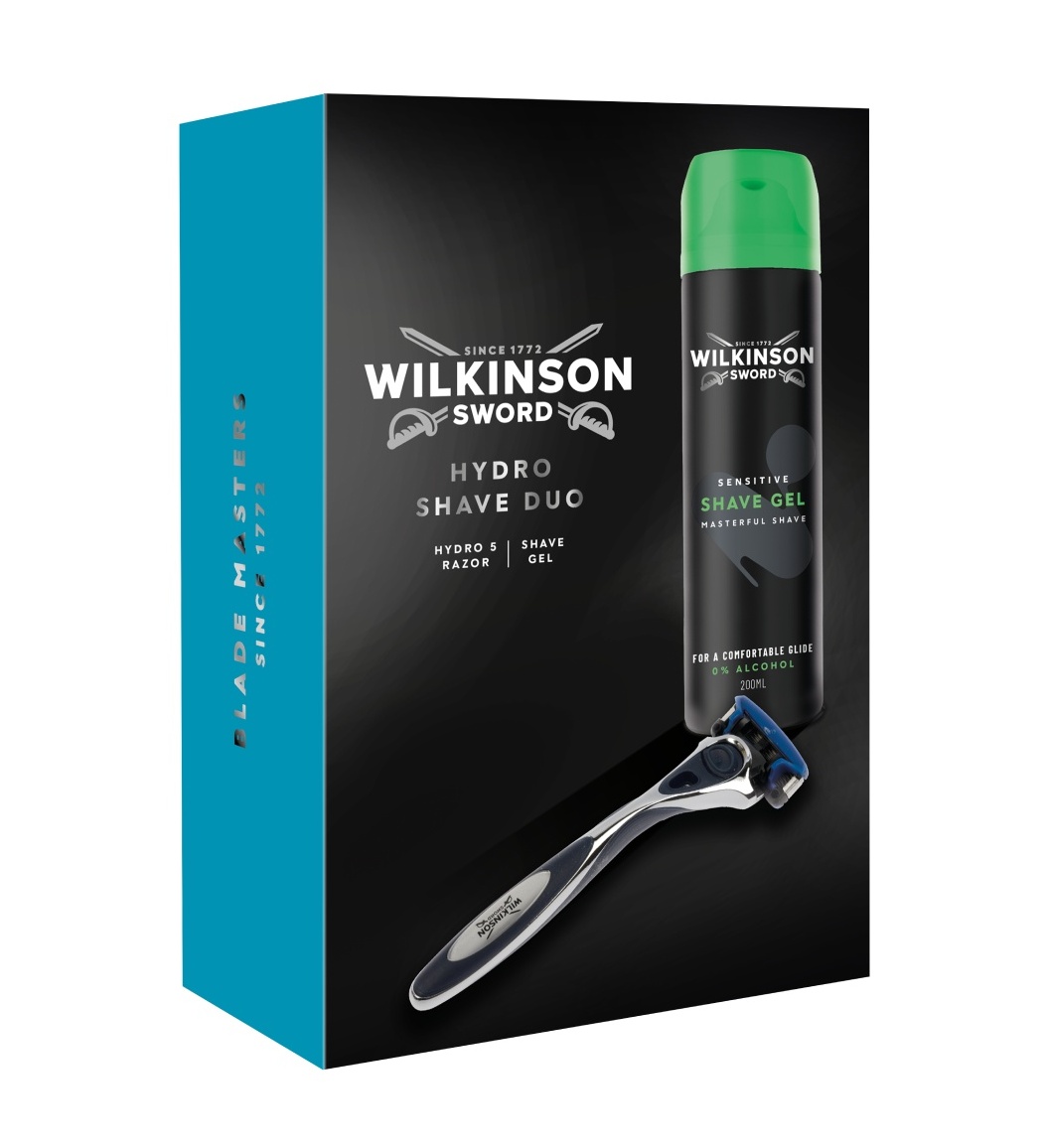 Wilkinson Sword Set: rasoio Hydro 5 + gel da barba Sensitive