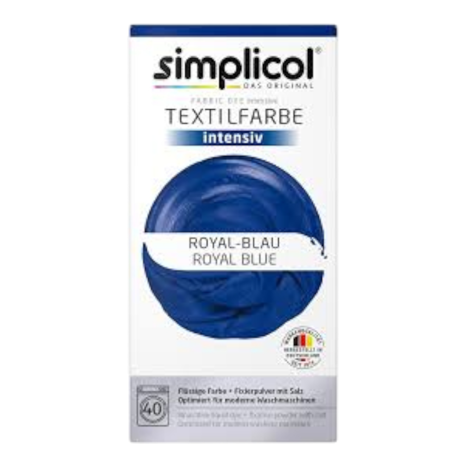 Simplicol Colorante per tessuti intenso, Blu Cobalto