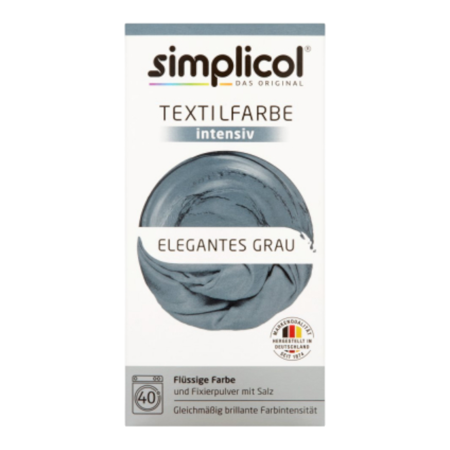 Simplicol Colorante per tessuti intenso, Grigio Elegante