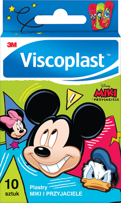 Viscoplast Miki i Przyjaciele, Plastry dla dzieci, 7,2x2,5cm
