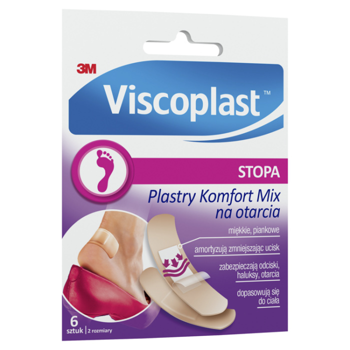 Viscoplast Komfort Mix, Plastry na otarcia