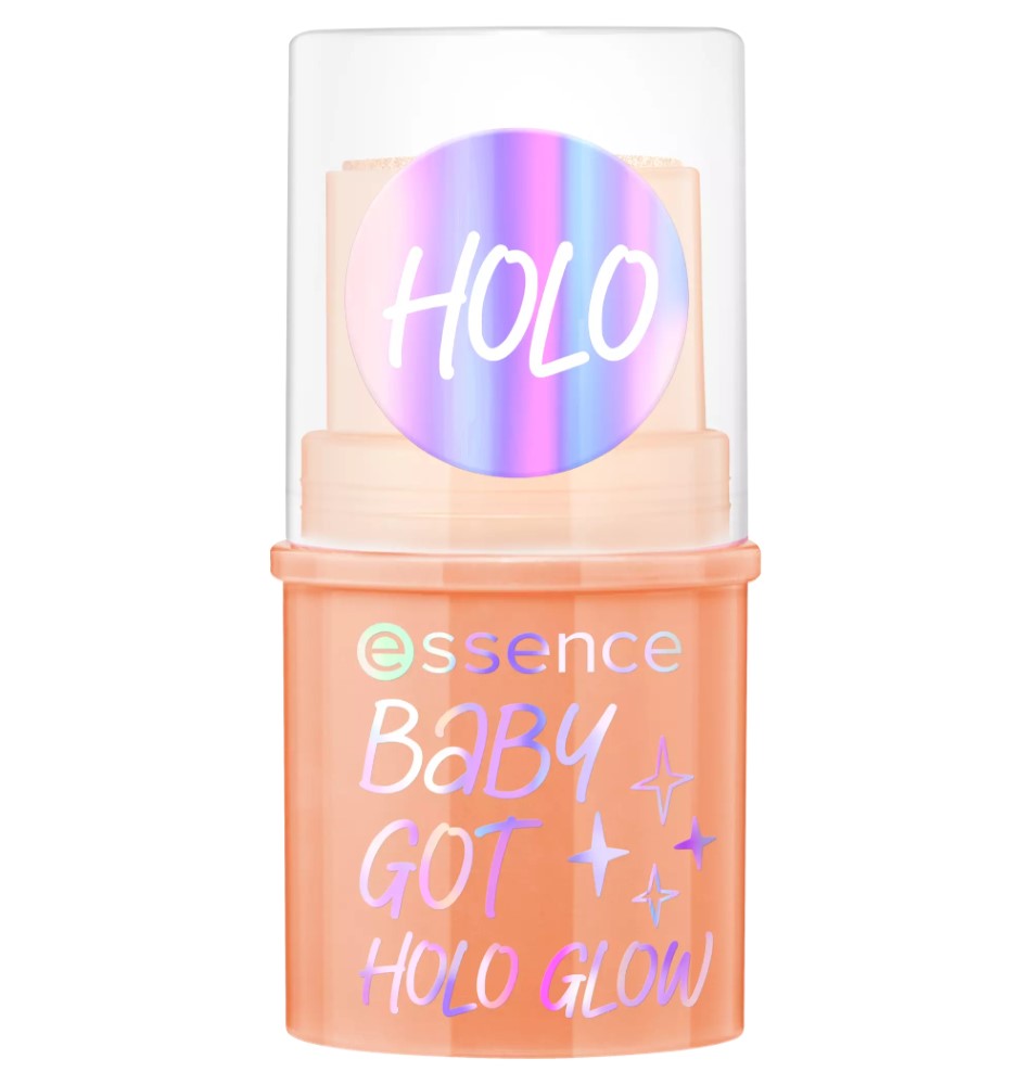 Essence Baby Got Holo Glow Illuminante in Stick, 10 Apricotly