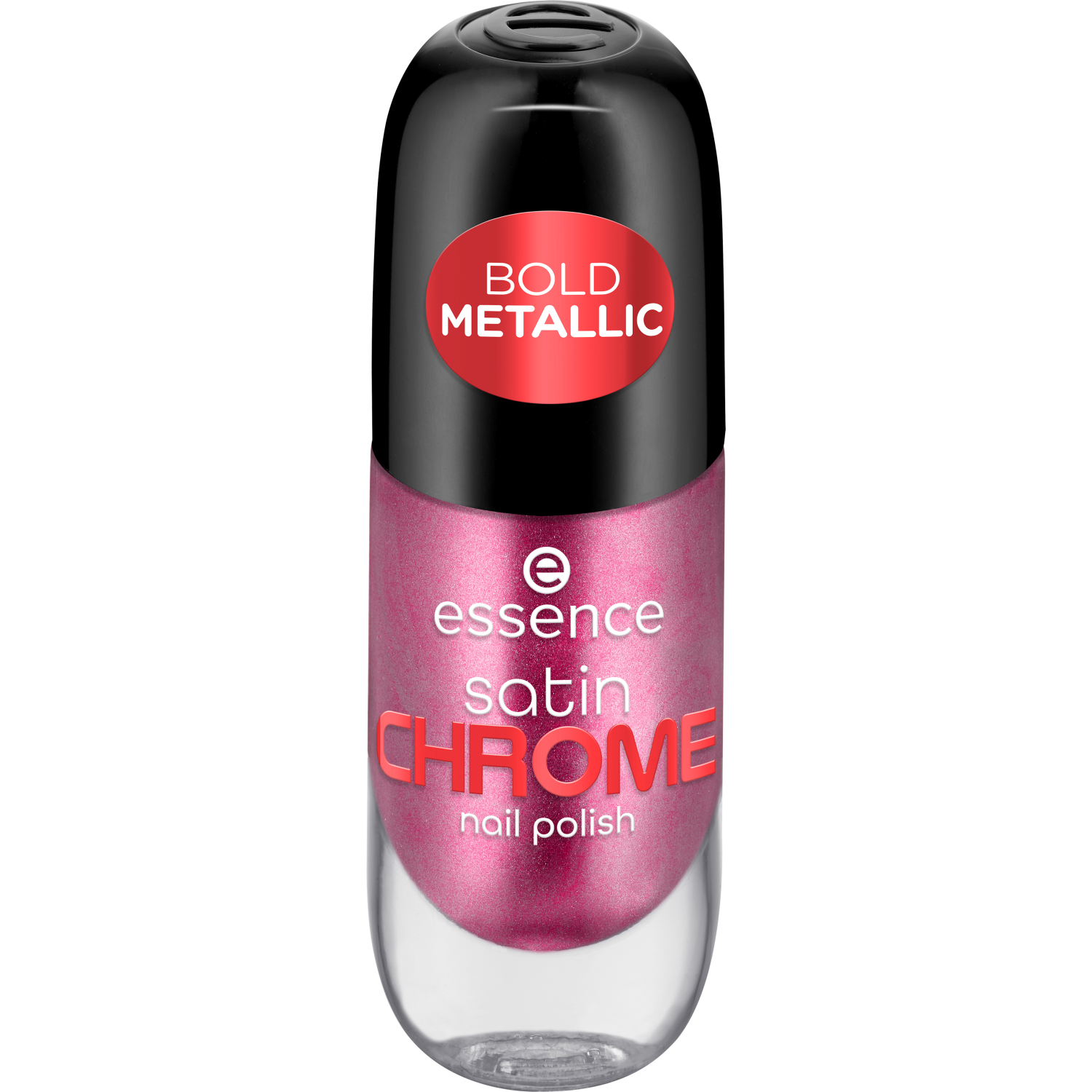 Essence Satin Chrome Smalto per Unghie, 03 Meta Maroon