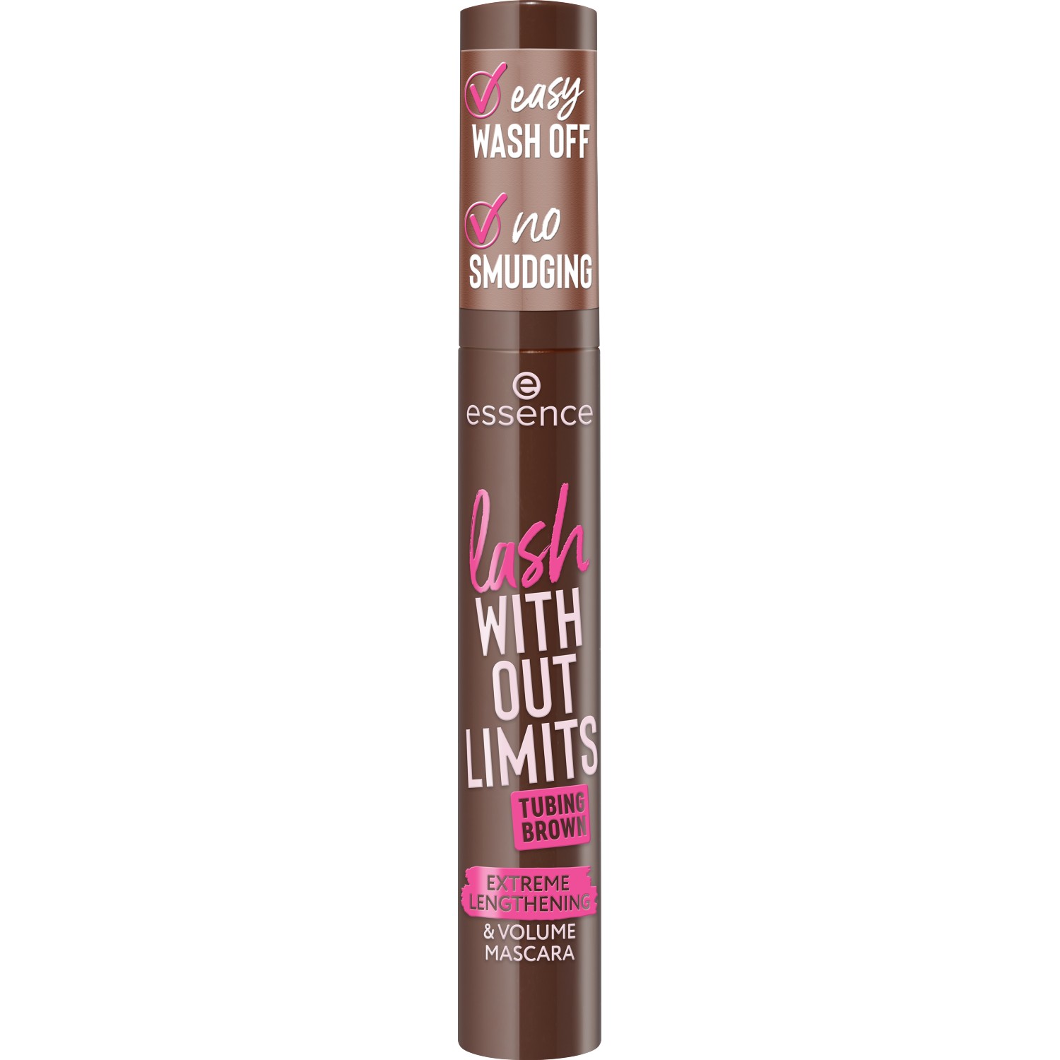 Essence Lash Without Limits Tubing Brown Extreme Lengthening & Volume Mascara do rzęs, 05
