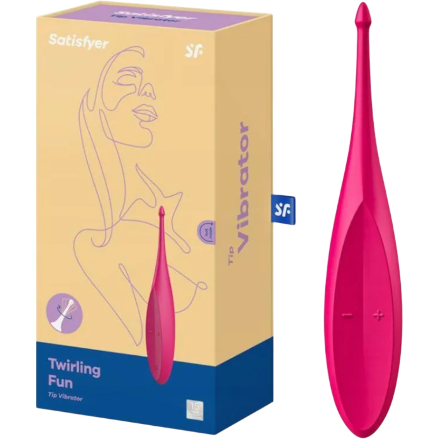 Satisfyer Masażer Twirling Fun, Magenta