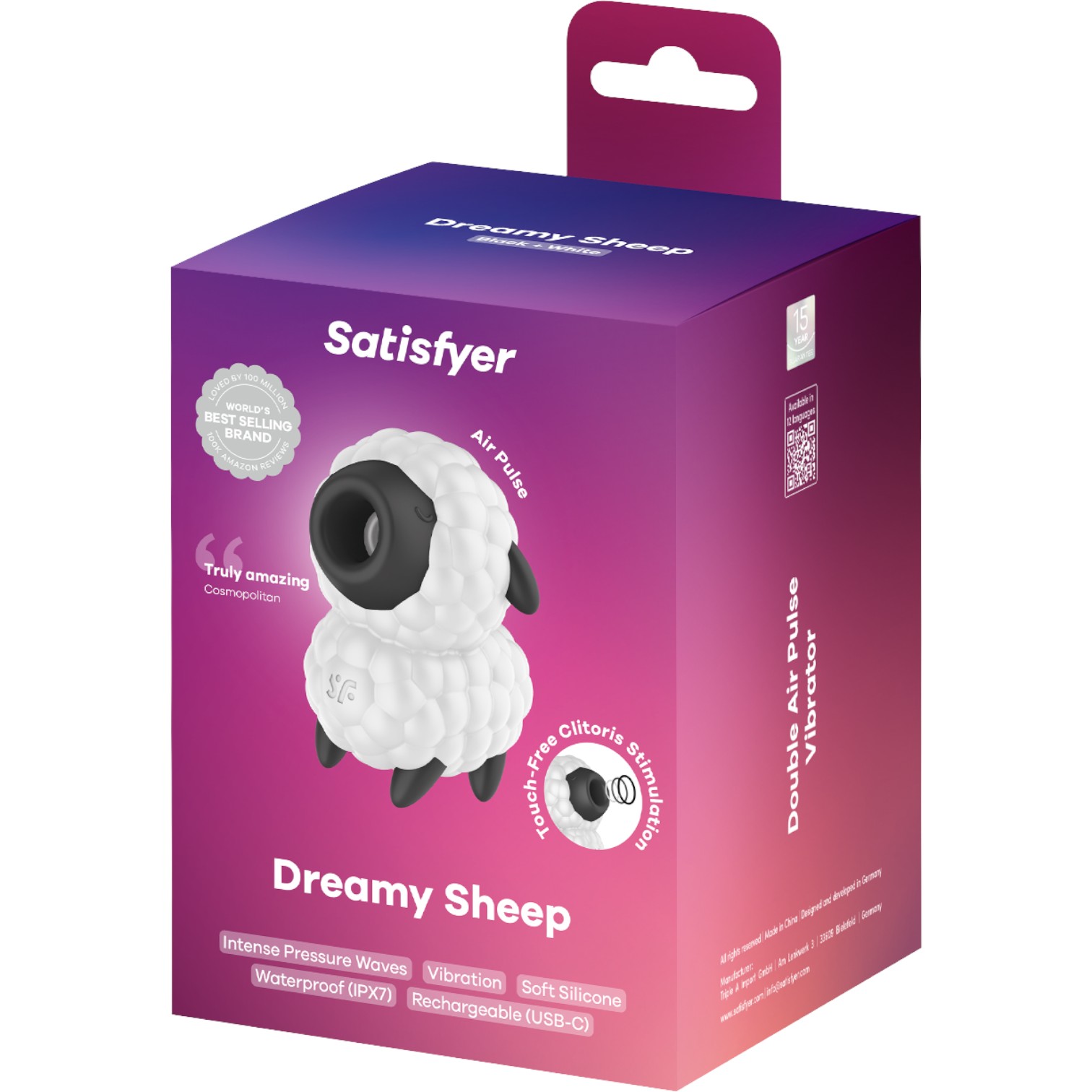 Satisfyer Masażer bezdotykowy, Dreamy Sheep
