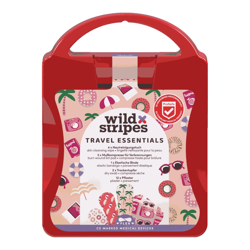 Wild Stripes First Aid Kit Travel Zestaw plastrów turystyczny, 1 szt.