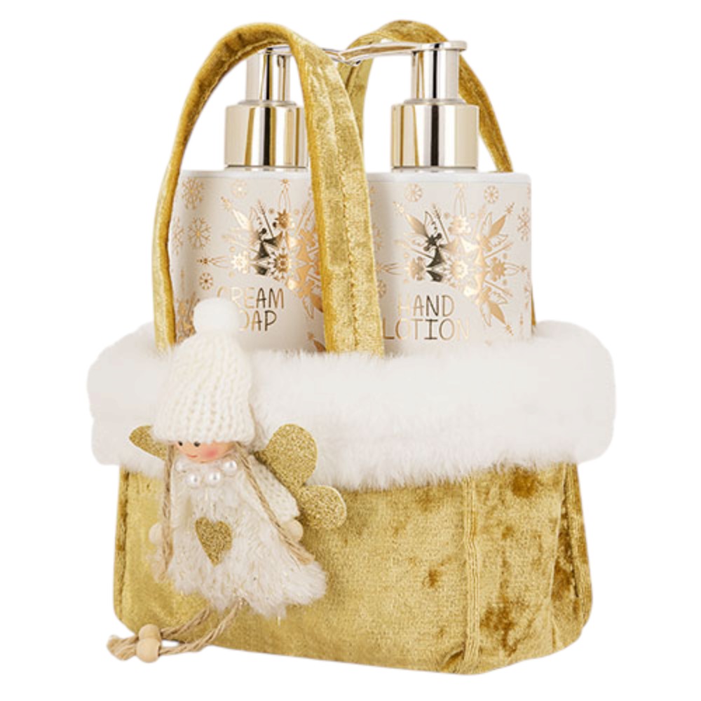 Vivian Gray Golden Velvet Zestaw prezentowy: Kremowe mydło + Krem do rąk, 2x250 ml