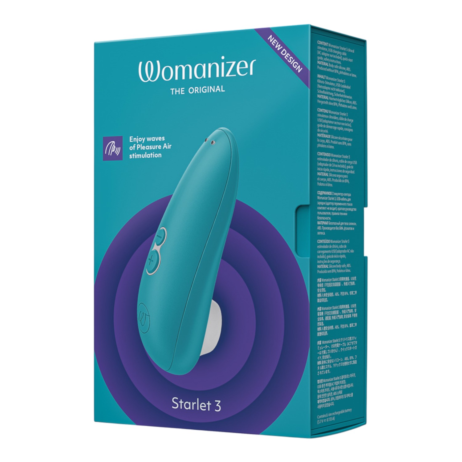 Womanizer Starlet 3 Bezdotykowy Masażer łechtaczki - turkusowy 1 szt.