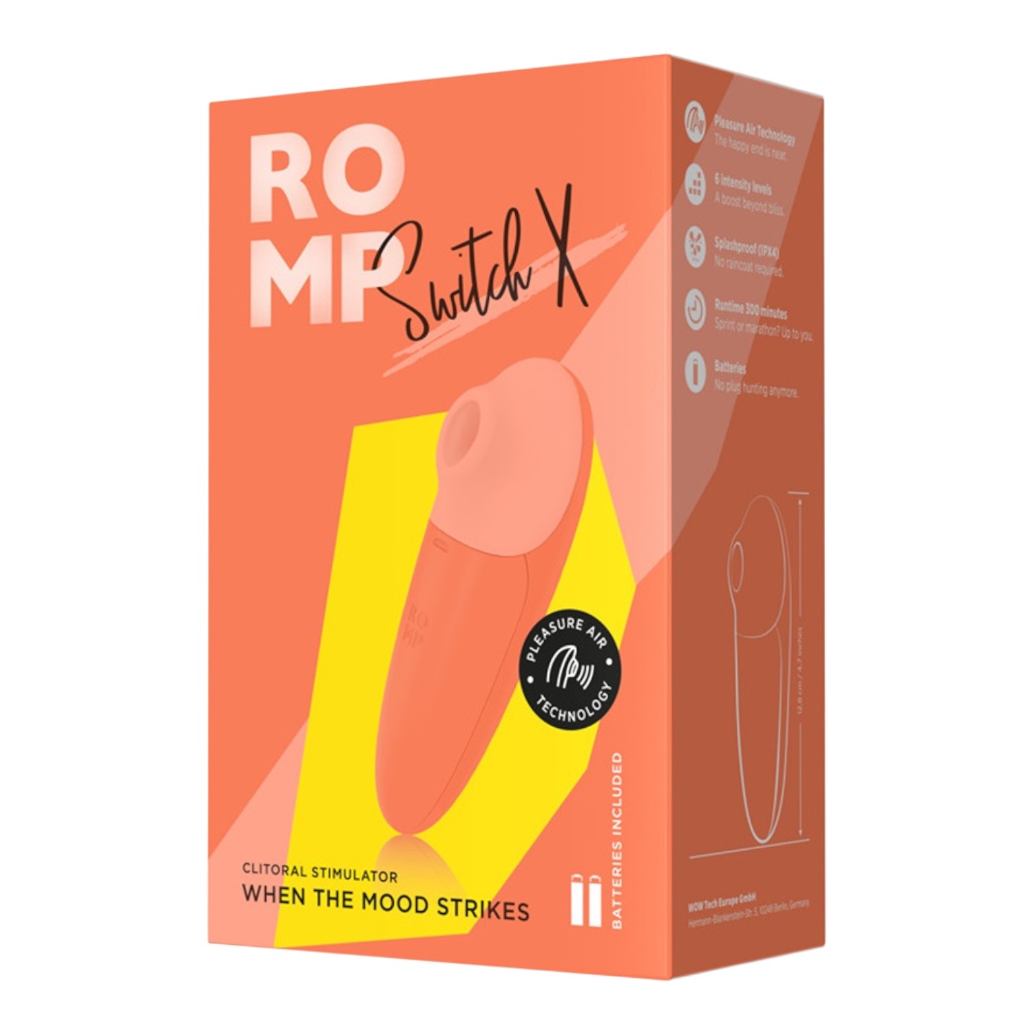 Romp Switch X Bezdotykowy Masażer łechtaczki
