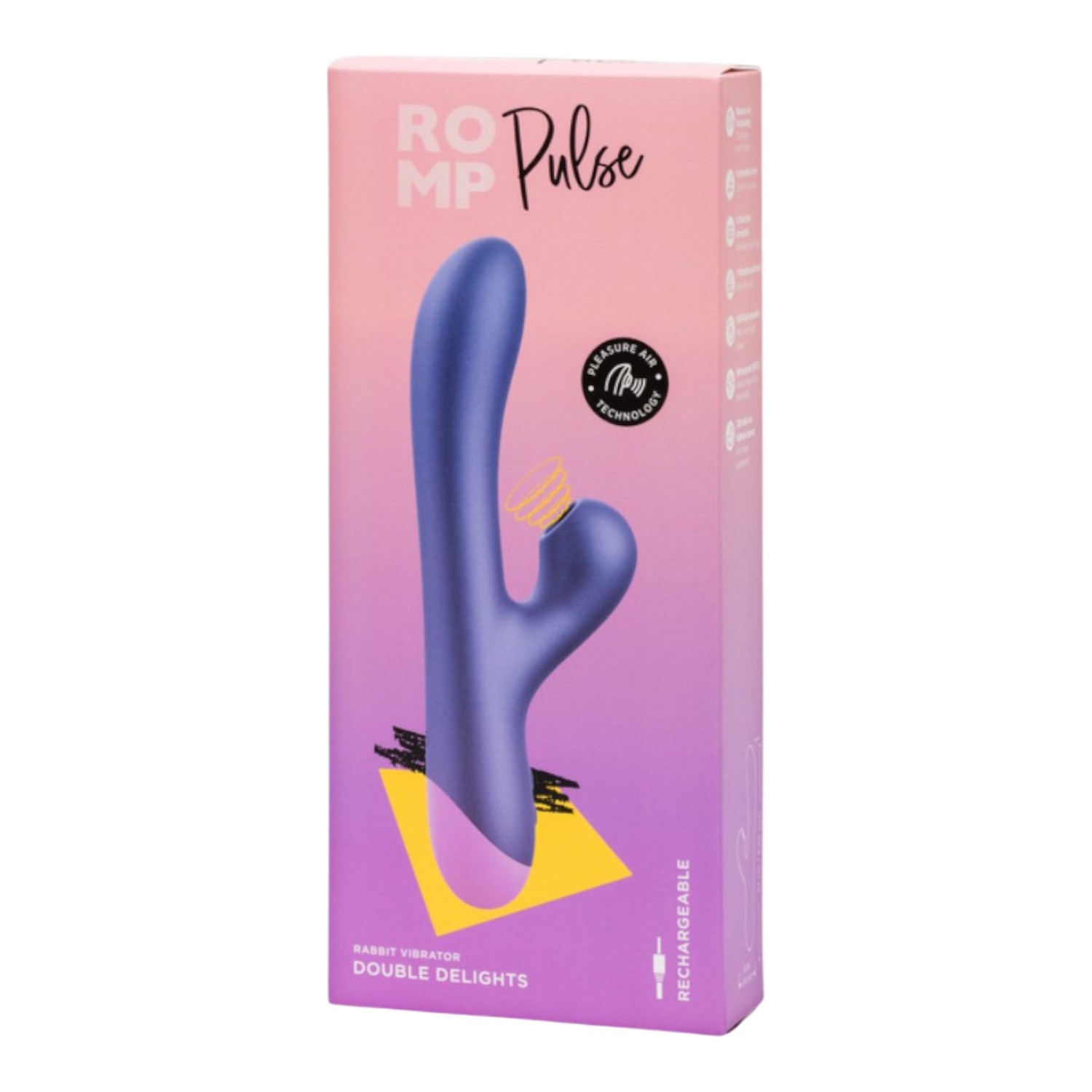 Romp Pulse Wibrator - Króliczek z bezdotykowym masażerem łechtaczki
