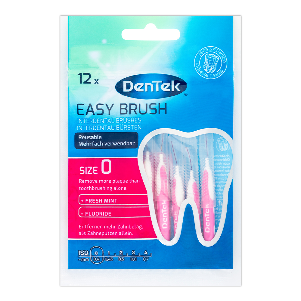Dentek Szczoteczki interdental EasyBrush R0 12 szt.