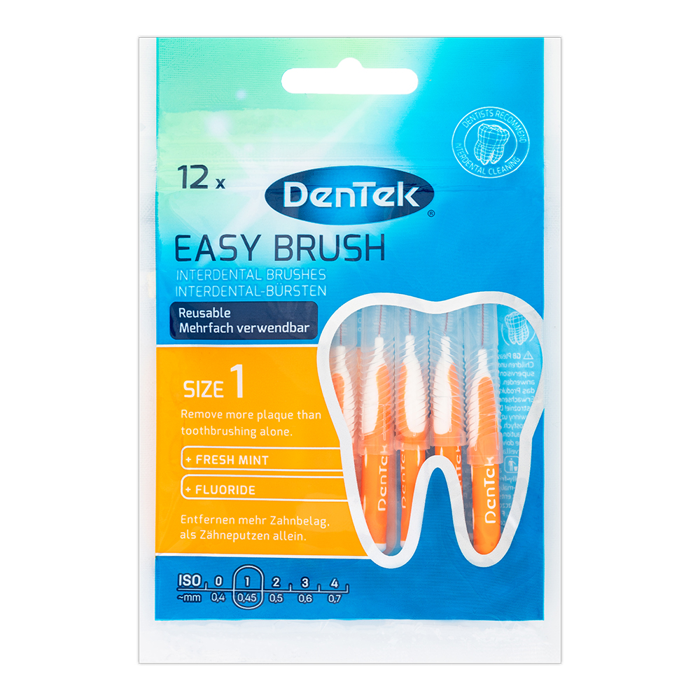 Dentek Szczoteczki interdental EasyBrush R1 12 szt.