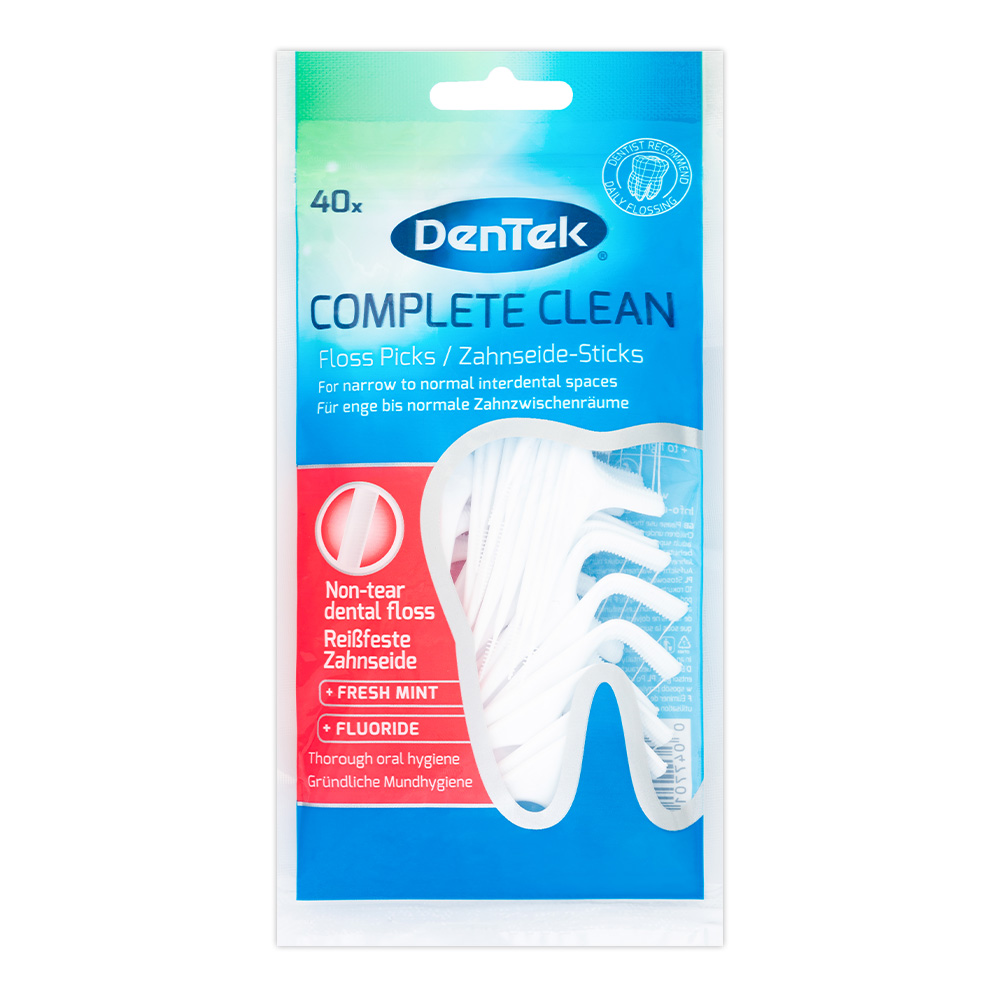 Dentek Niciowykałaczki Complete Clean 40 szt.