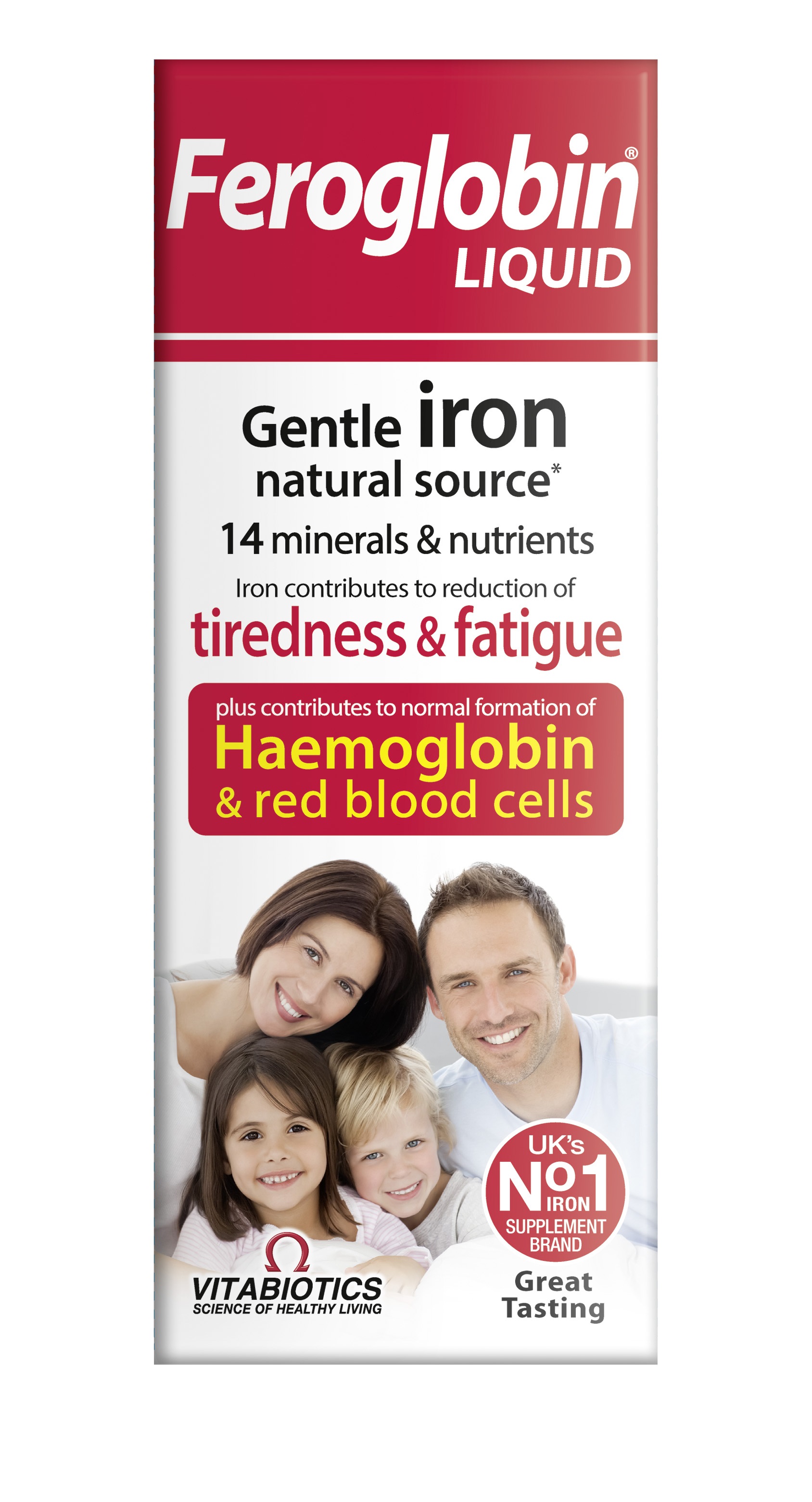 Vitabiotics Feroglobin Liquid Feroglobina w płynie