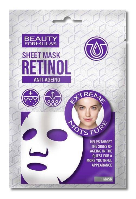 Beauty Formulas Maschera Anti-Age in Tessuto al Retinolo