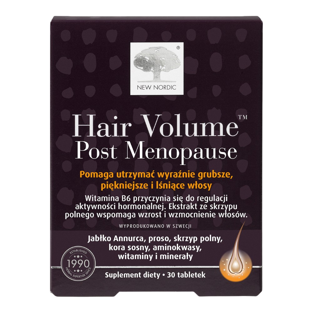 New Nordic Hair Volume Post Menopause, 30 szt.