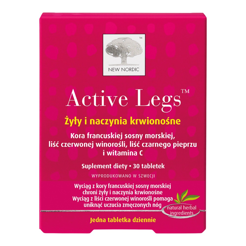 New Nordic Active Legs Tabletki, 30 szt.