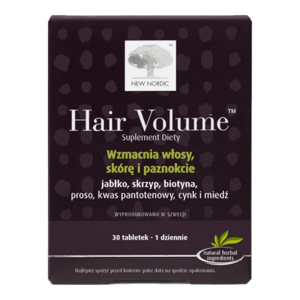 New Nordic Hair Volume Tabletki, 30 szt.