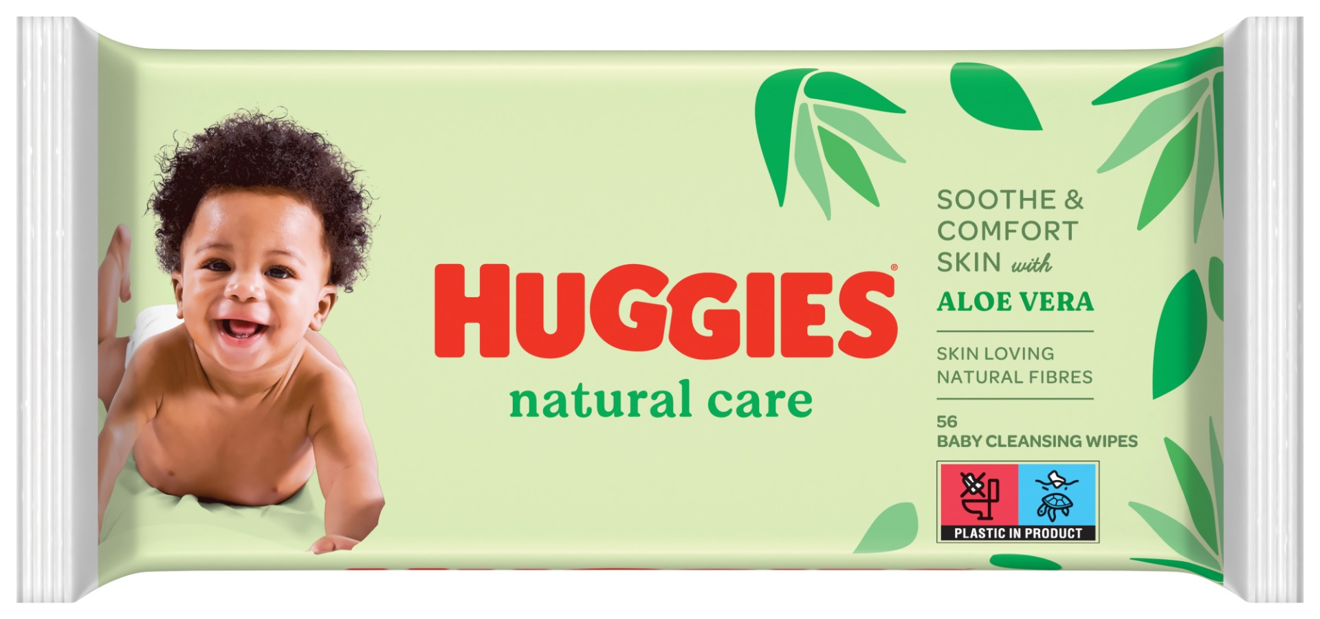Huggies Baby Wipes Natural Care chusteczki nawilżane 56 szt.