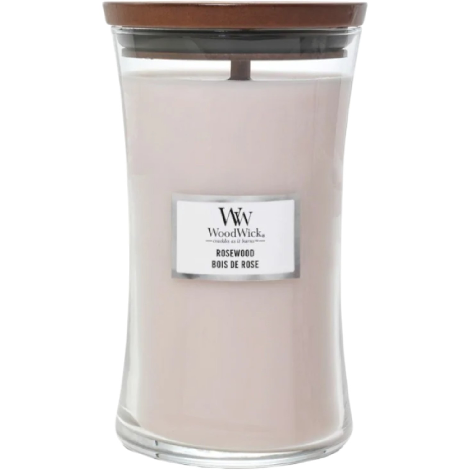 Woodwick Core Rosewood, Candela grande