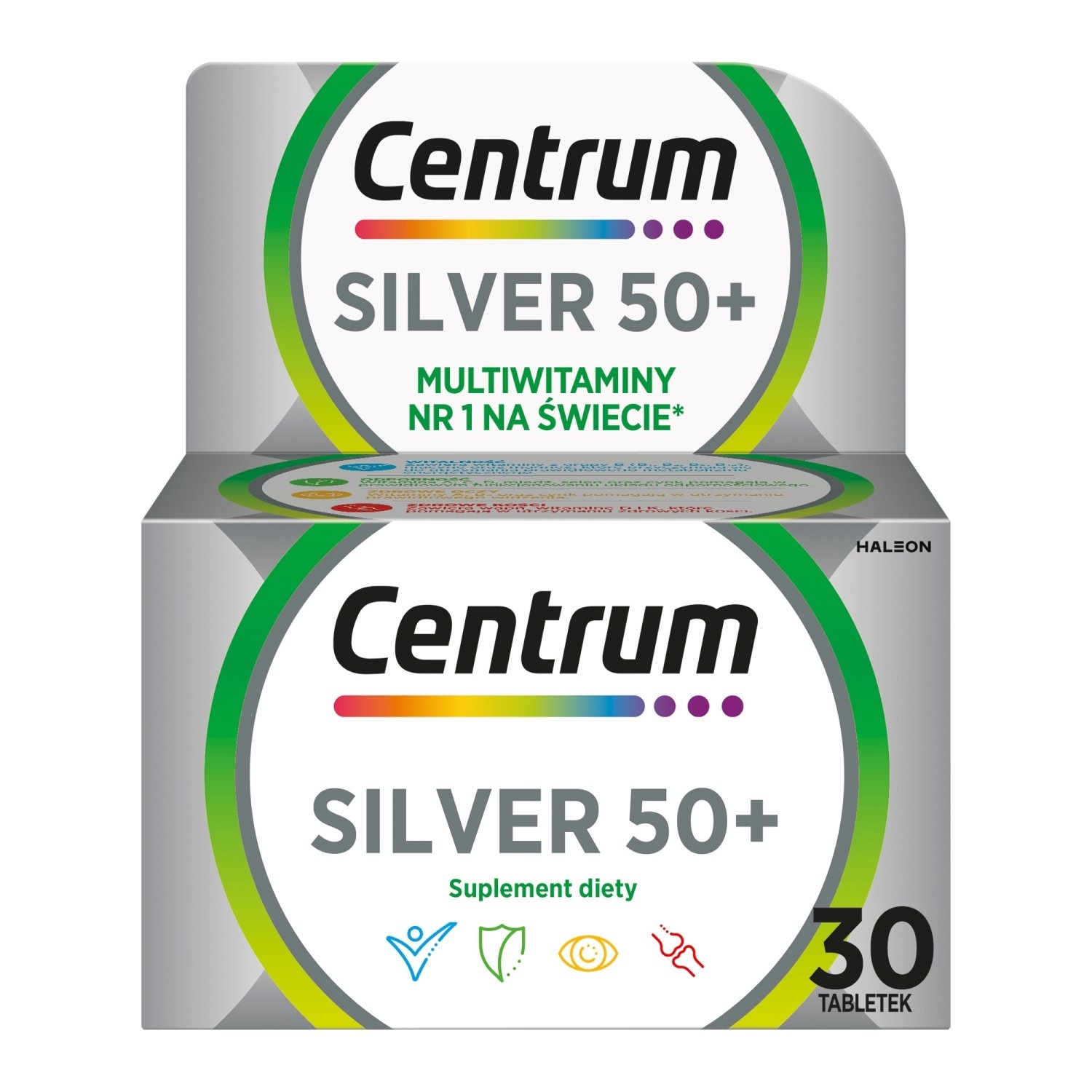Centrum Silver Zestaw witamin i minerałów, 30 tabletek