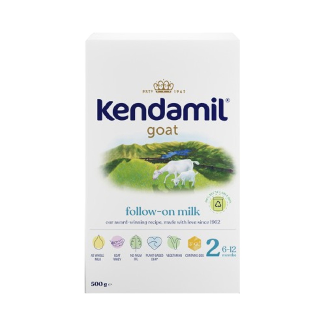 Kendamil Kozie Mleko 2 Następne, proszek 500 g