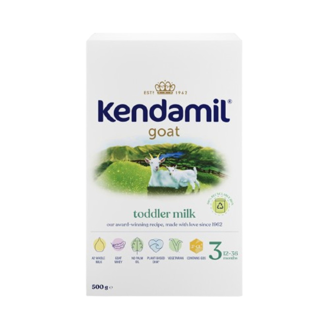 Kendamil Kozie Mleko 3 Junior, proszek 500 g