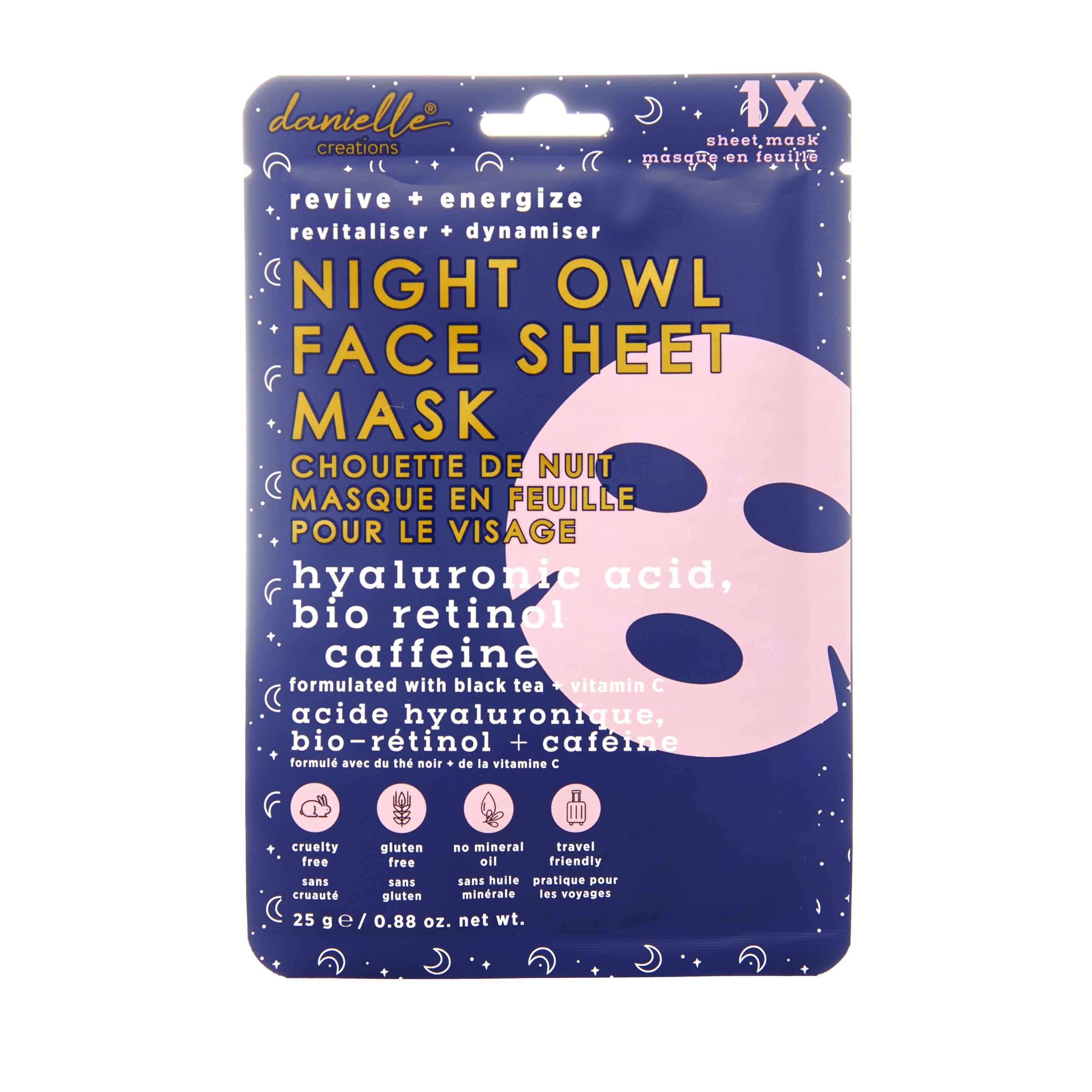 Danielle Creations Regenerująca Maseczka Night Owl dla odżywienia skóry podczas snu